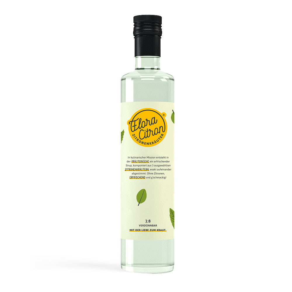 Sirupflasche FloraCitron® / 0,25l / 1:8 verdünnbar