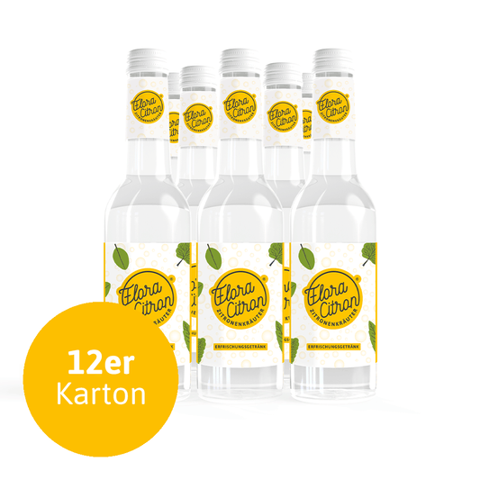 12 Glasflaschen FloraCitron® / 0,33l